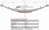 Лист рессорный ПАЗ Аврора №8 4230-2902108